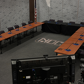 TST Studio set for a meeting
