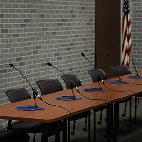 TST Studio set for a meeting