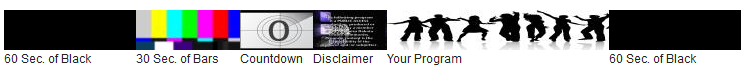 ribbon showing steps for video