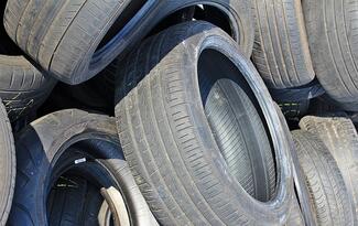 pile of tires