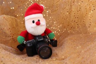 Santa with a camera