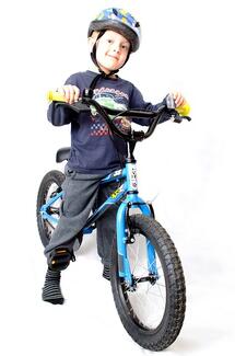 kid on bike